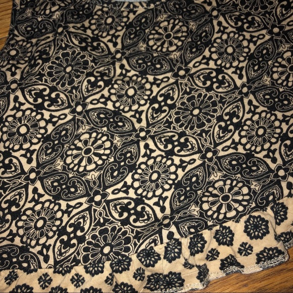 Papaya kaleidoscope ruffle crop top M - Picture 3 of 4